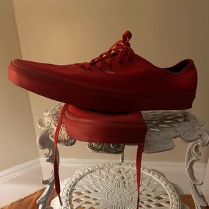 Vans Authentic Skate Shoe - “Bloody Vans Red Oct.”